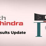 Tech Mahindra Q4 Results Update on a company presentation slide.